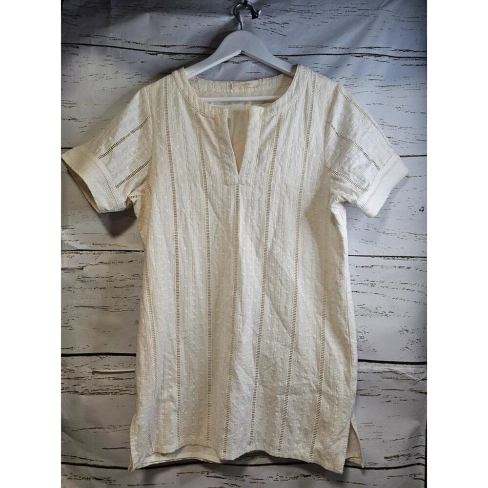 Capulet Ivory Eyelet Mini Dress Cottagecore Boho Fall Coastal